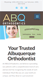 Mobile Screenshot of abqorthodontics.com